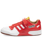 Adidas x M&M's Forum Lo 84 Sneakers in Red/Yellow