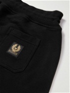 Belstaff - Tapered Cotton-Jersey Sweatpants - Black