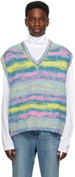 Wooyoungmi Blue Striped Vest