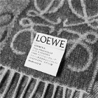 Loewe Men's 38X180 Anagram Scarf in Black/White