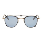 Garrett Leight Tortoiseshell Grant Clip-On Sunglasses