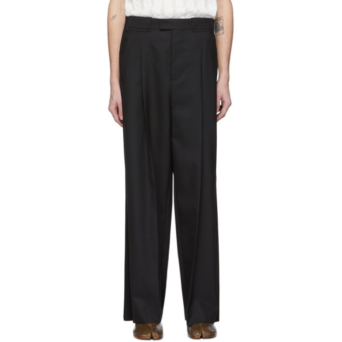 Photo: Maison Margiela Black Wool Trousers