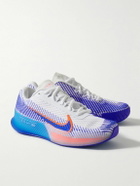 Nike Tennis - NikeCourt Air Zoom Vapor 11 Rubber-Trimmed Mesh Tennis Sneakers - Blue