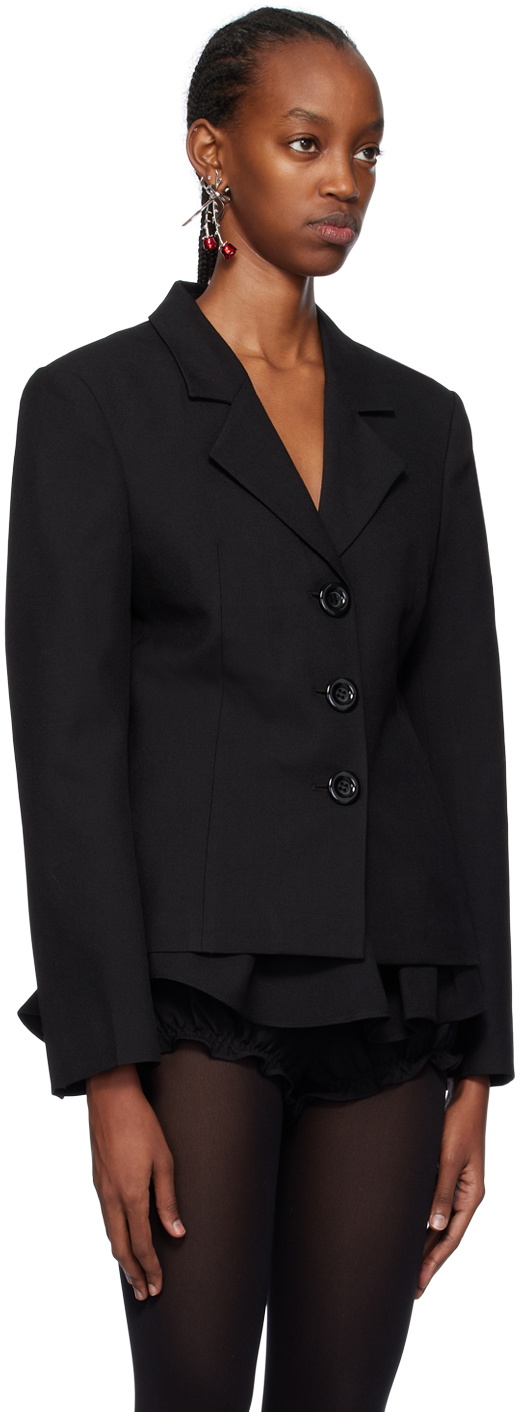 SHUSHU/TONG Black Waist Blazer Shushu/Tong