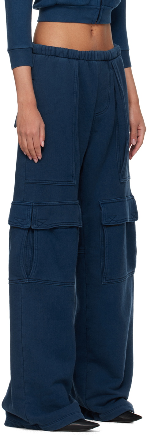 GREG ROSS Navy Cargo Lounge Pants