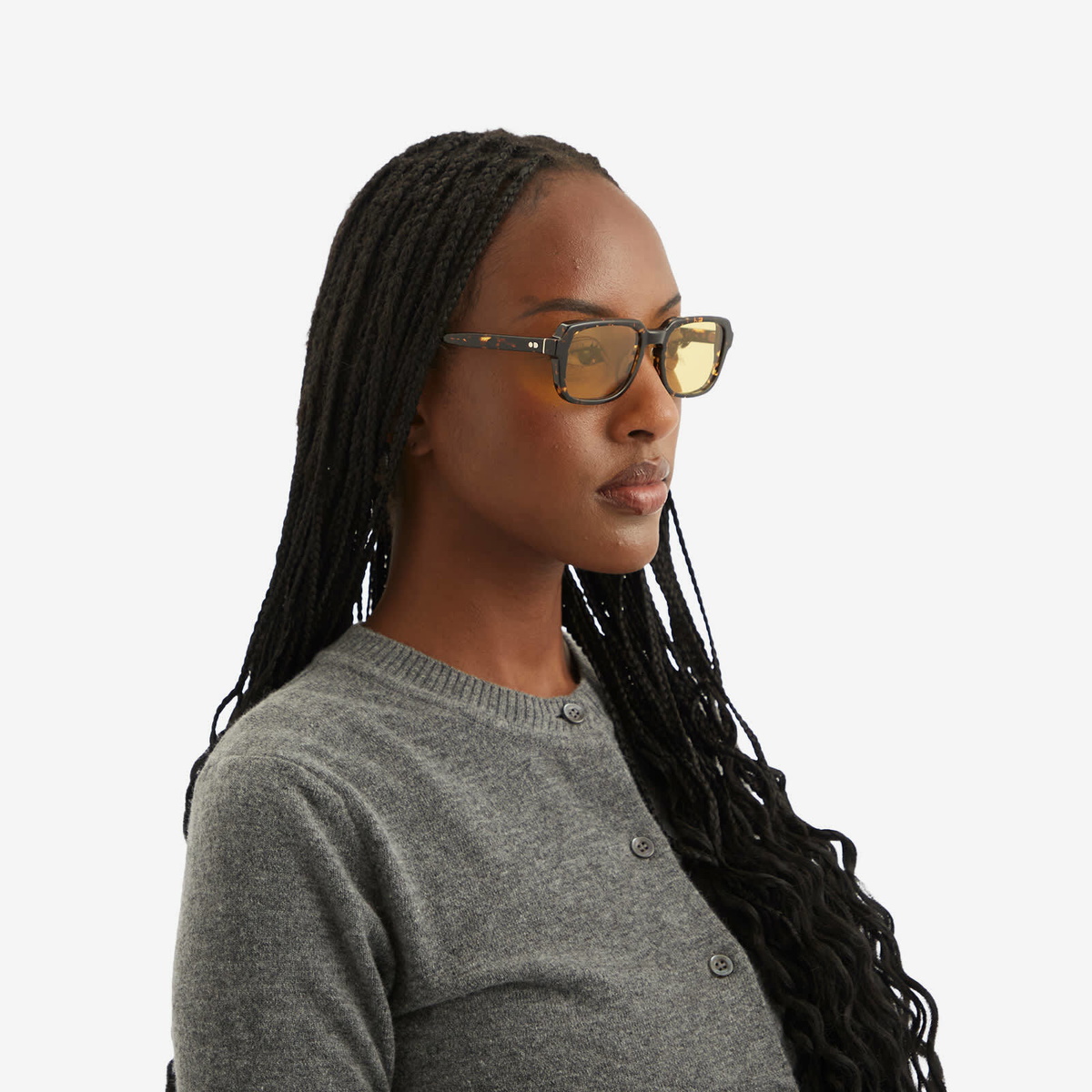 Oscar Deen Nelson Sunglasses in Ember/Yellow 