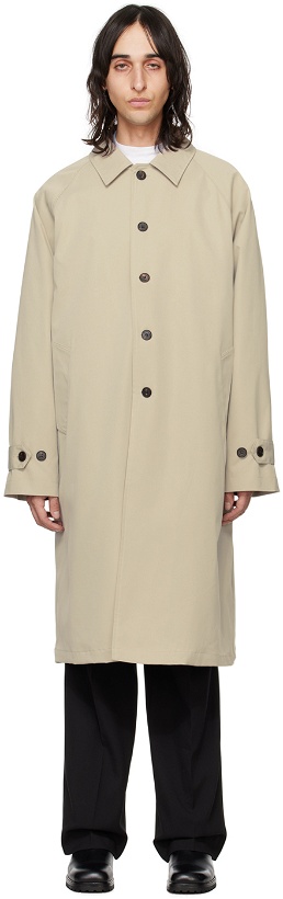 Photo: The Frankie Shop Beige Emil Trench Coat