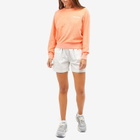Sporty & Rich NY Tennis Club Terry Crew Sweat in Melon/White