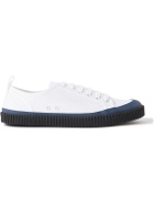 James Perse - Rubber-Trimmed Canvas Sneakers - White