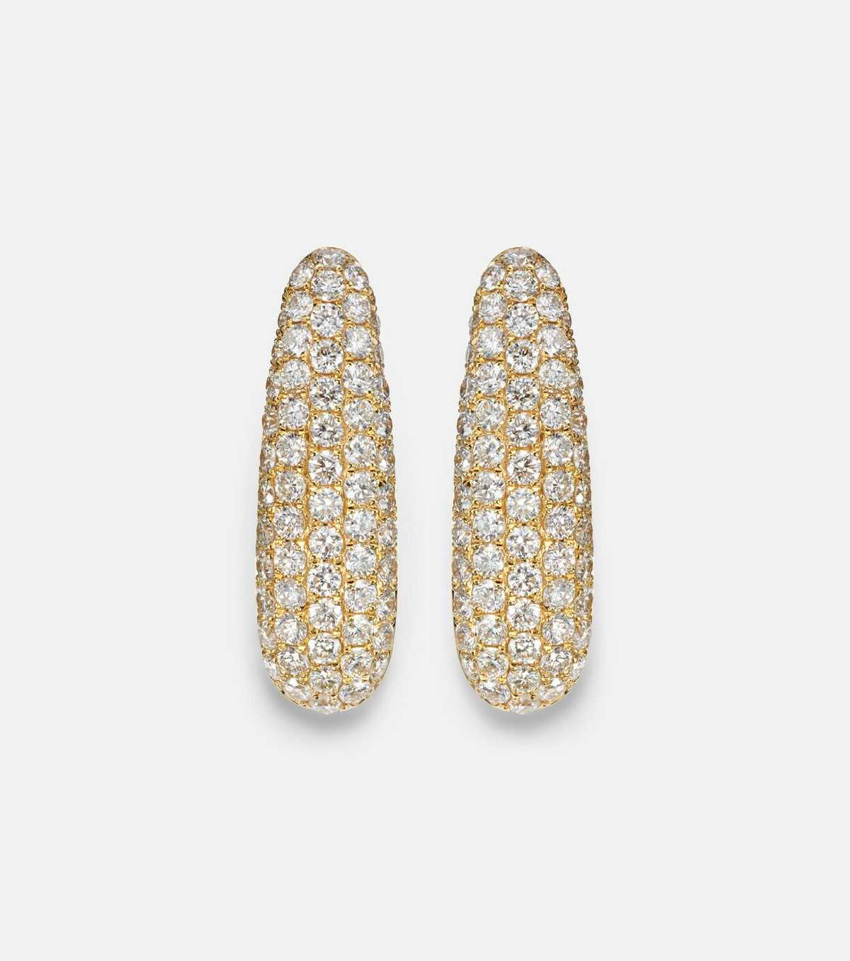 Anita Ko Claire Petite 18kt gold (750/1000) earrings with diamonds