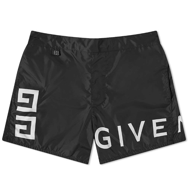 Photo: Givenchy 4G Rivet Swim Shorts