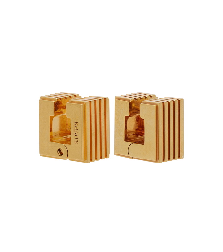 Photo: Khaite Empire 18kt gold-plated earrings