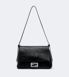 Fendi Baguette® Flap Medium leather shoulder bag