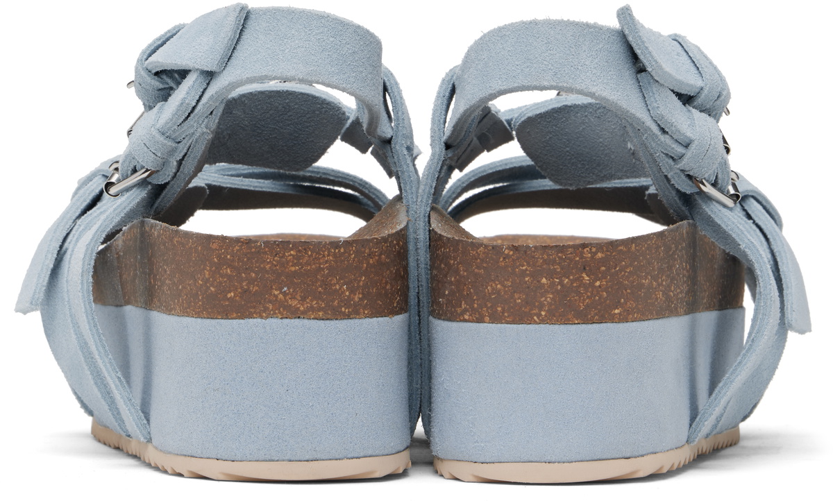 R13 Blue Platform Sandals R13