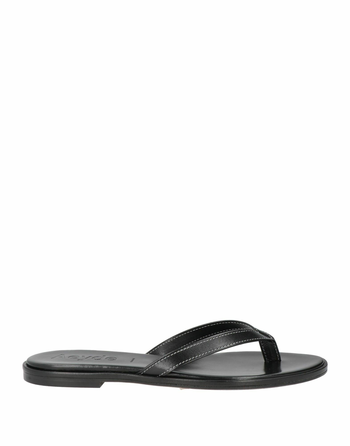 Aeyde Womens Thong sandal in Black