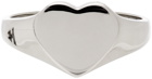 Tom Wood SSENSE Exclusive Silver Mini Heart Ring