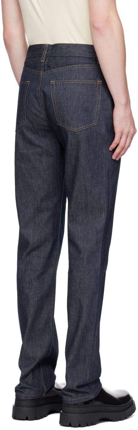Helmut Lang Indigo Mid-Rise Slim Jeans Helmut Lang