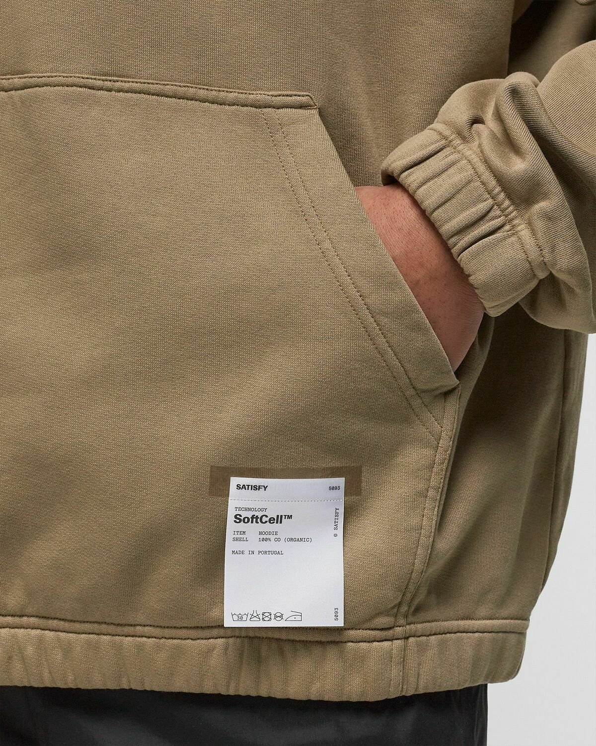 Satisfy Running Soft Cell Beige パーカー Satisfy Running Soft Cell Hoodie Beige Hoodies Satisfy