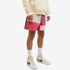 The Future Is On Mars Men's Forest Meridian Corduroy Patchwork Sho in Brown/Pink