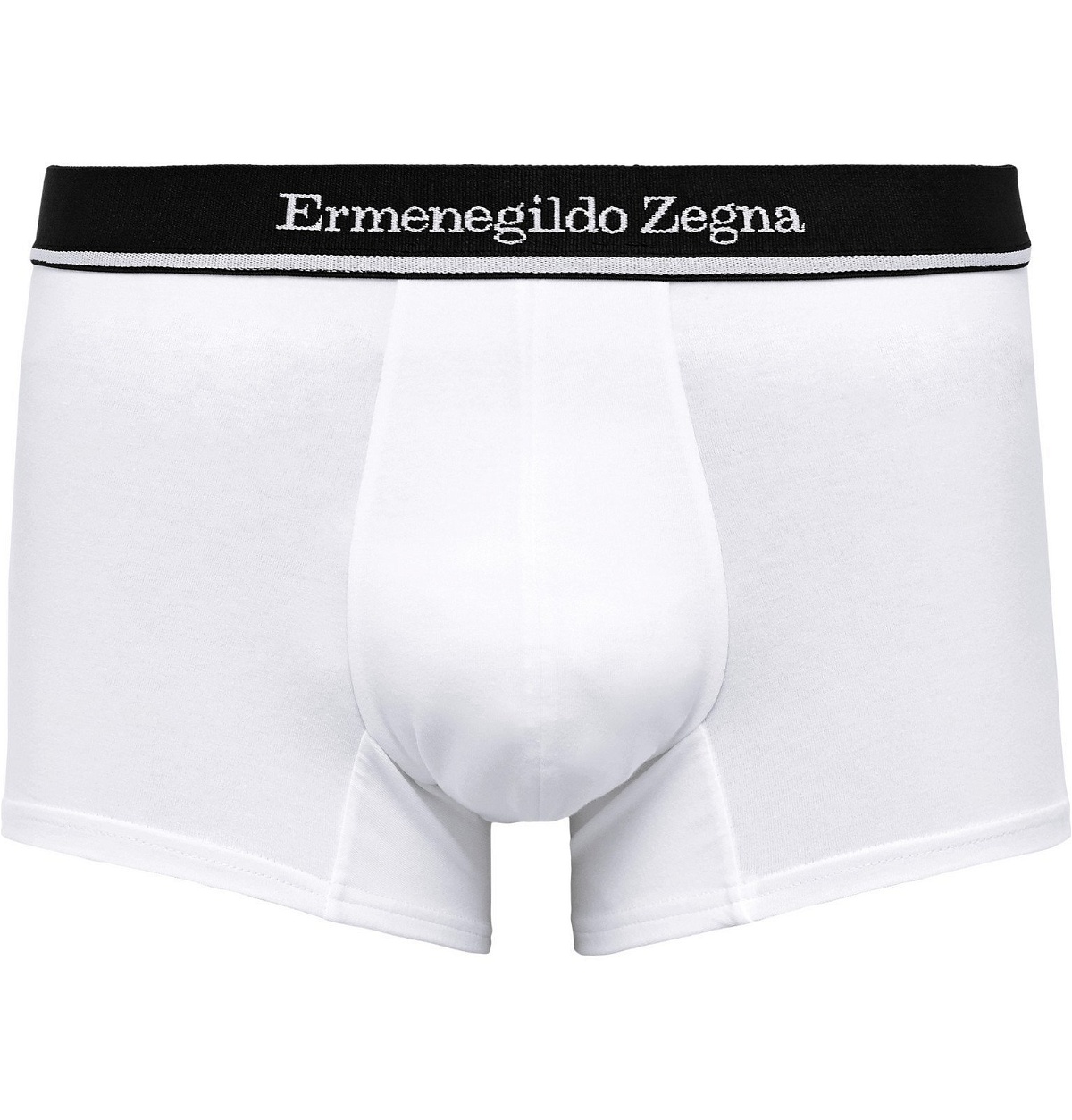Photo: Ermenegildo Zegna - Stretch-Cotton Boxer Briefs - White