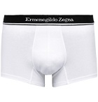 Ermenegildo Zegna - Stretch-Cotton Boxer Briefs - White