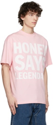 Honey Fucking Dijon Pink Cotton 'Honey Says Legendary' T-Shirt