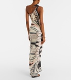 La DoubleJ Printed cotton beach cover-up