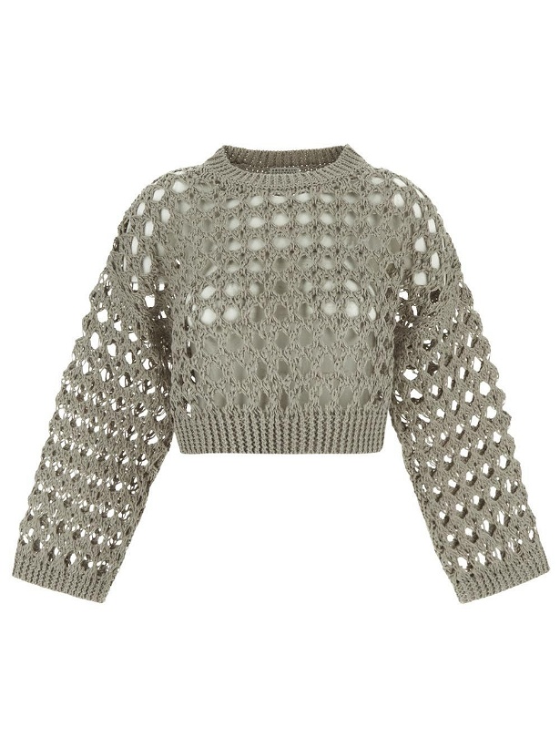 Photo: Brunello Cucinelli Knitted Top