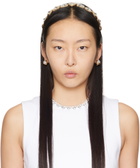 AREA Gold Crystal Stud Headband