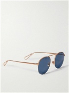 AHLEM - Place Saint Sulpice Aviator-Style Rose Gold-Tone Sunglasses