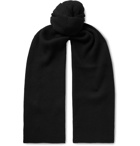 Saturdays NYC - 1x1 Ribbed Cotton and Cashmere-Blend Scarf - Black
