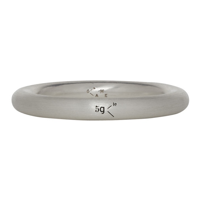 Photo: Le Gramme Silver Brushed Le 5 Grammes Bangle Ring