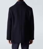 Burberry Double-breasted wool peacoat