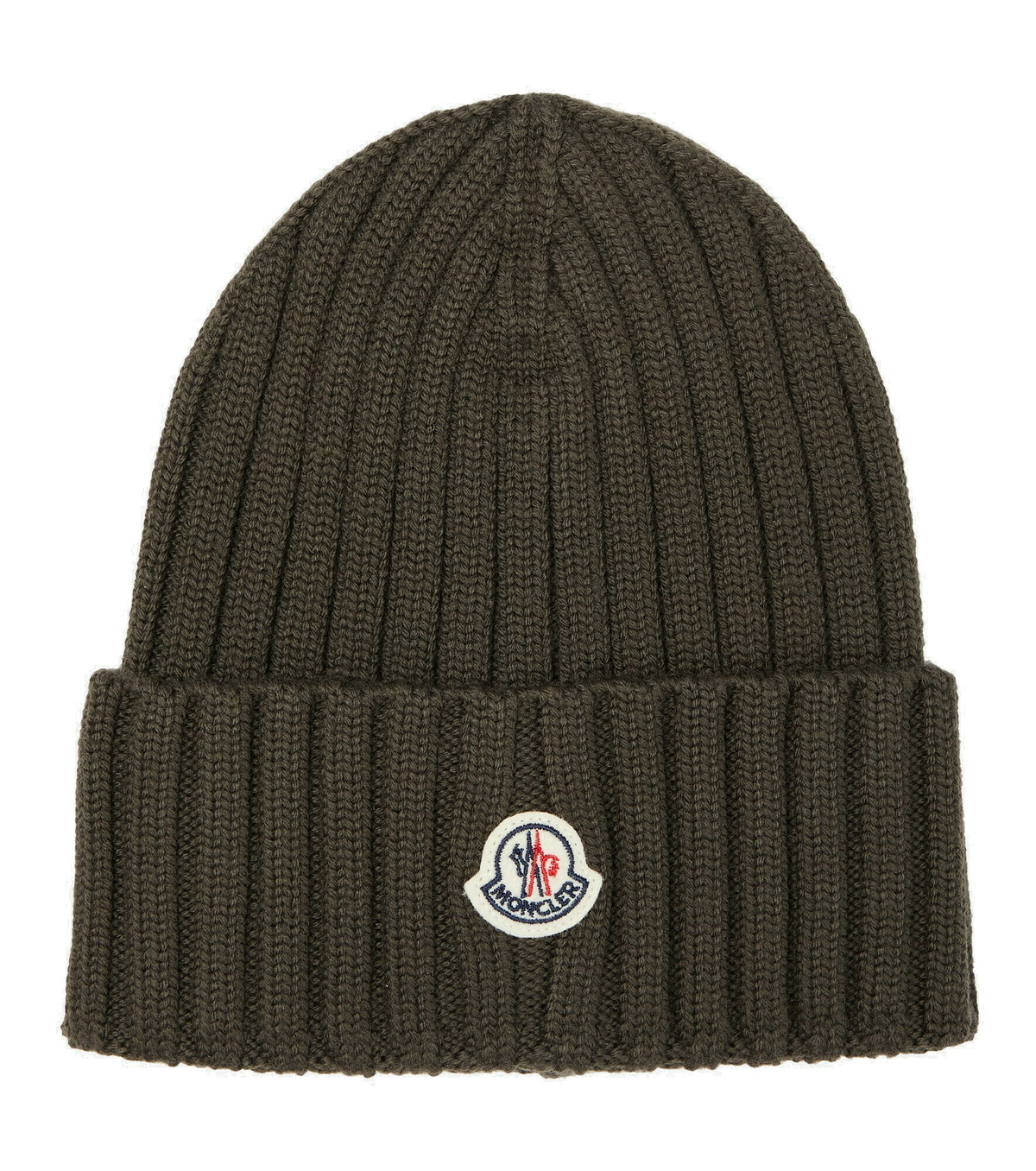 Moncler - Ribbed-knit virgin wool beanie Moncler