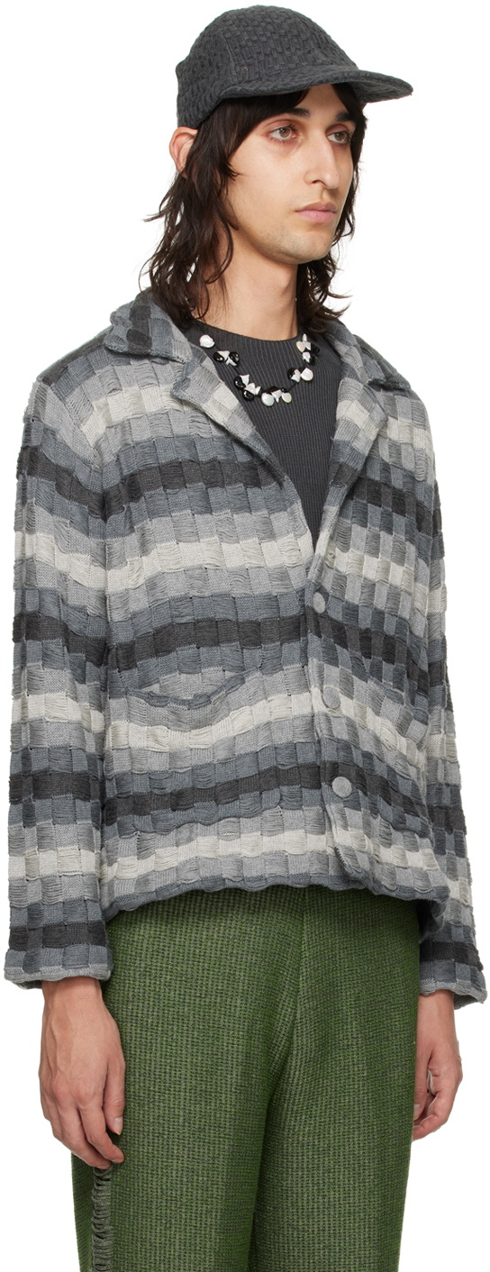 Isa Boulder SSENSE Exclusive Gray Jacket
