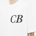 Cole Buxton Men's Italic CB T-Shirt in White