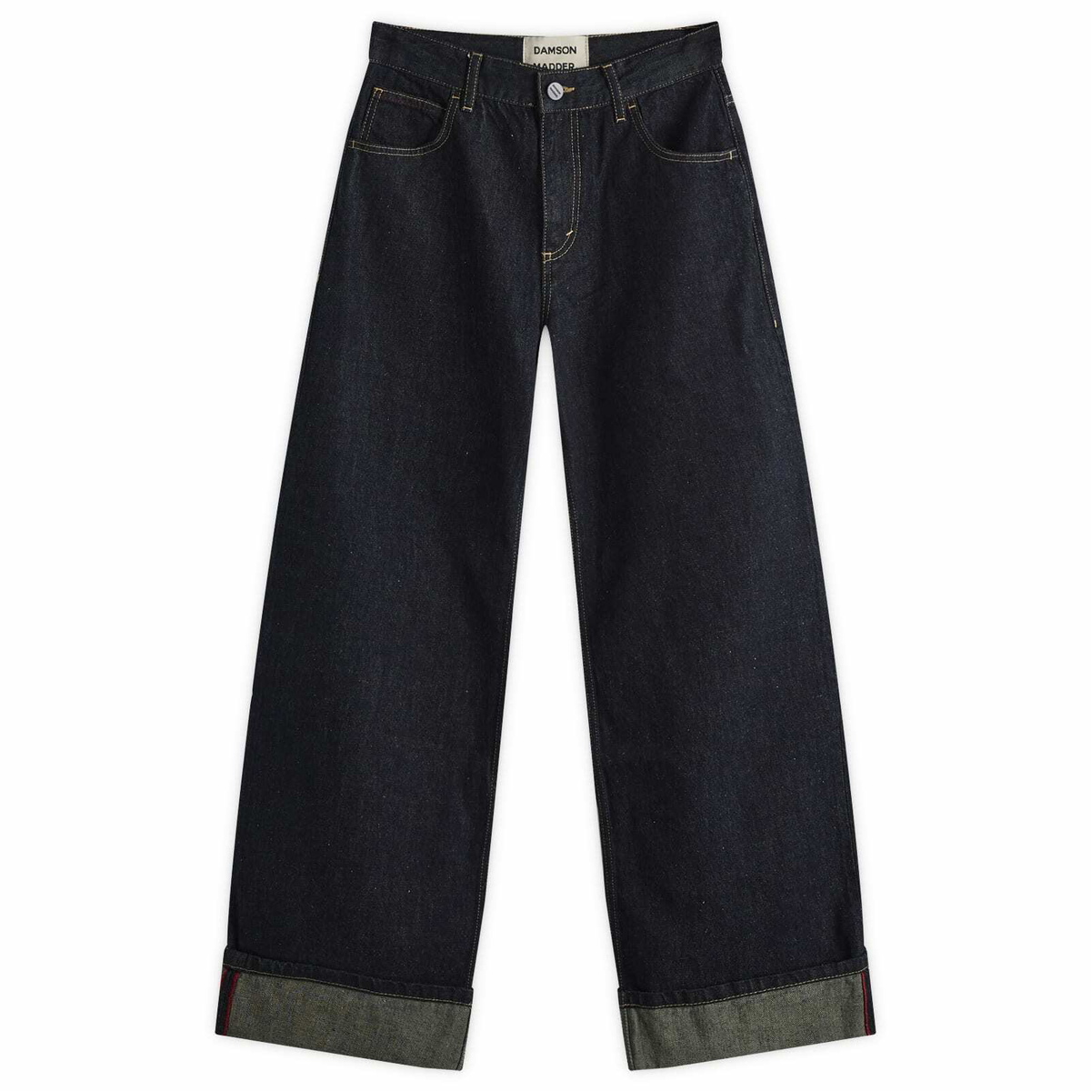 Damson Madder Women's Sylvie Turn Up Jeans in Denim