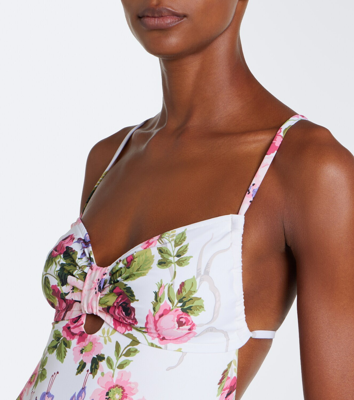 Montce Devin floral ruffled swimsuit