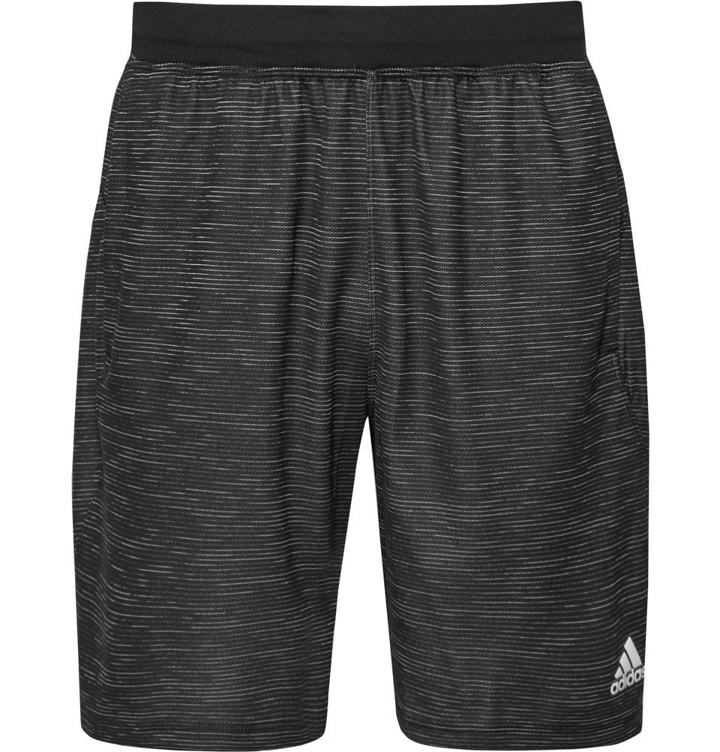 Photo: Adidas Sport - 4KRFT Striped Climalite Shorts - Black