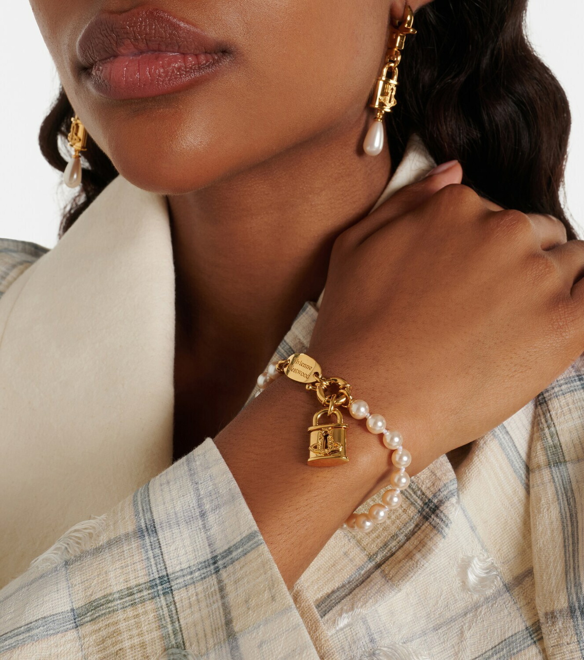 Vivienne Westwood Celestia Small embellished bracelet