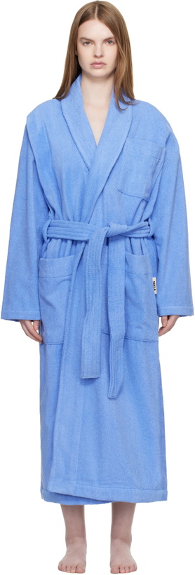 Photo: Tekla Blue Terry Classic Bathrobe