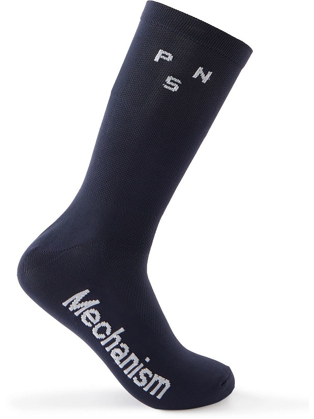Photo: Pas Normal Studios - Mechanism Meryl Skinlife-Blend Cycling Socks - Blue