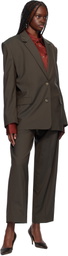 GIA STUDIOS Gray Demie Blazer