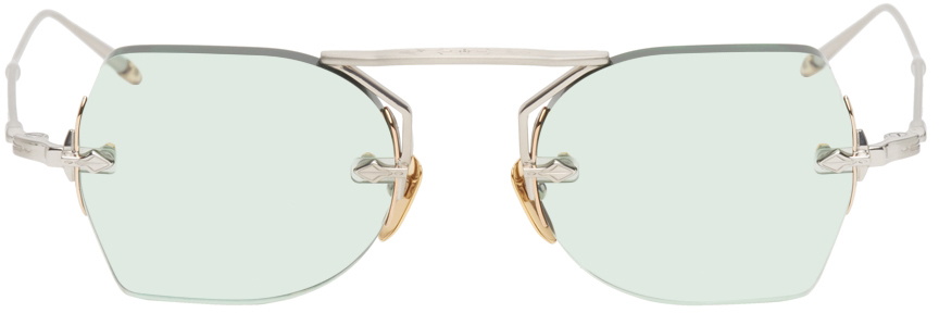 JACQUES MARIE MAGE Silver & Gold Yuma Sunglasses Jacques Marie Mage