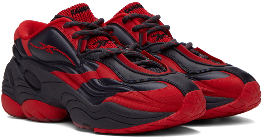 black and red reebok classics