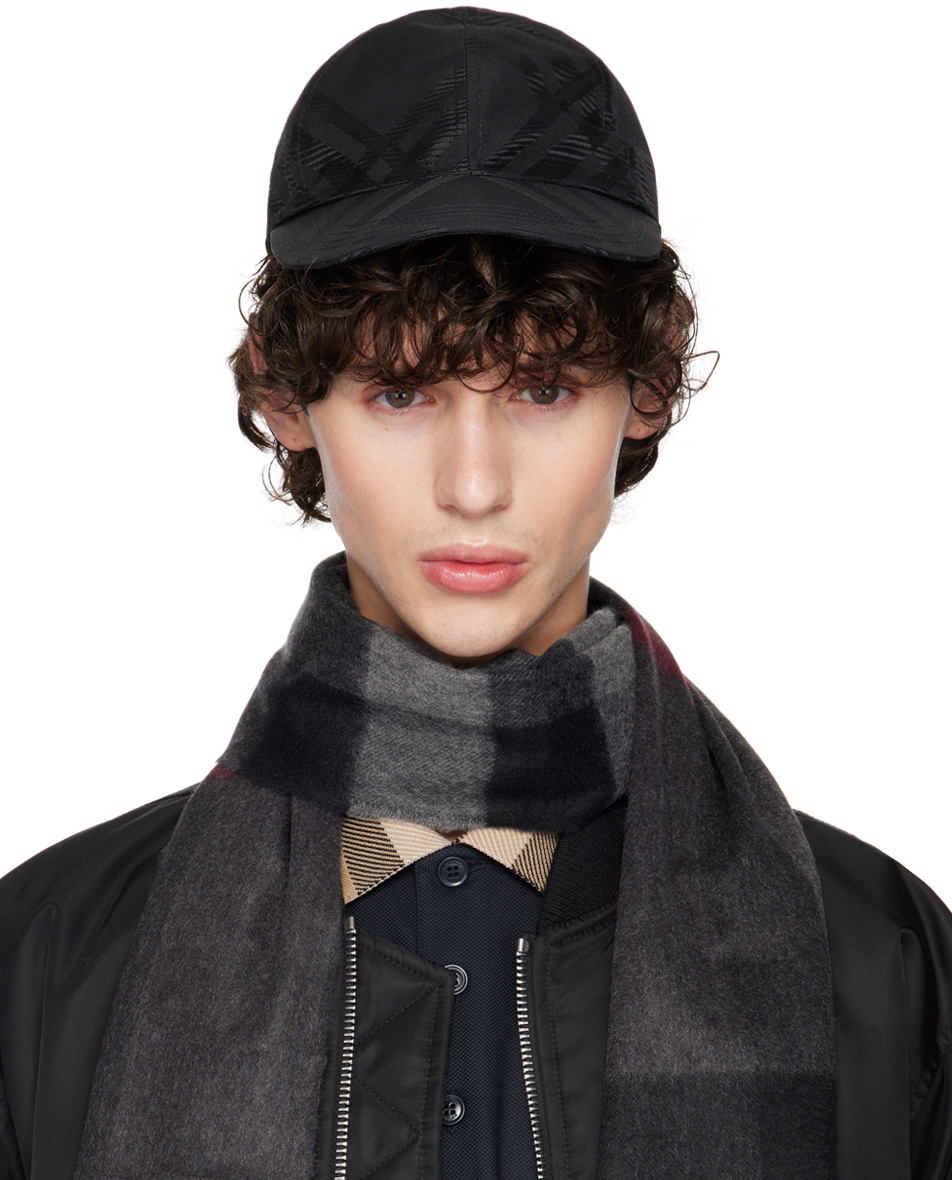 Burberry Check Baseball Cap in Sand