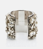 Dries Van Noten Crystal-embellished cuff bracelet