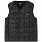 Gramicci x Taion Down Liner Vest in Black