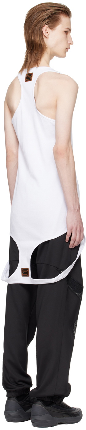 【ppi】olly shinder Olly Shinder White Upside Down Tank Top