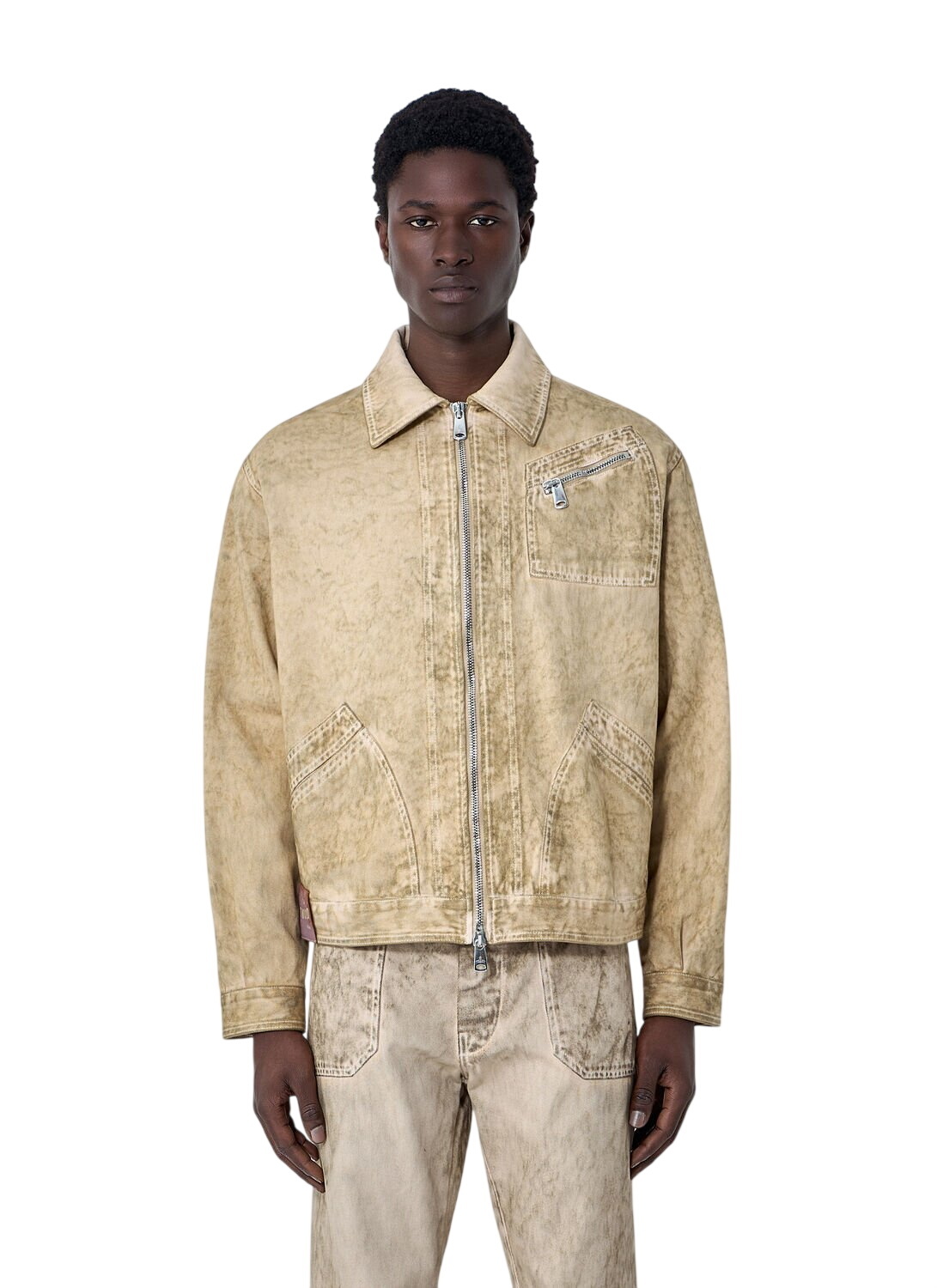 Raf Simons Navy Denim Shirt adidas x Raf Simons